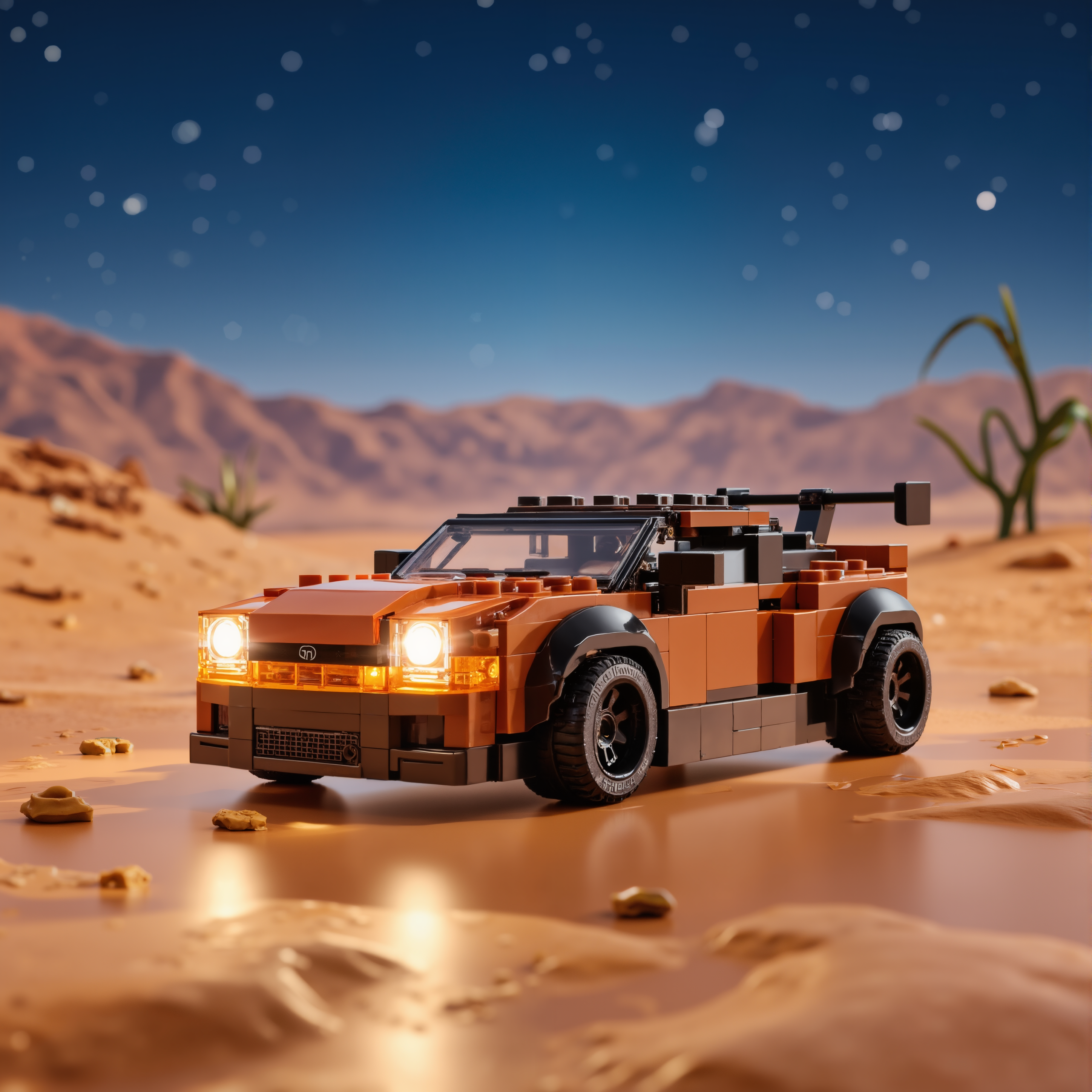 熱賣(mài)拼裝積木越野皮卡車(chē)玩具兒童益智裝甲車(chē)模型成品注塑玩具工廠